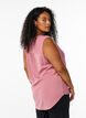 FLASH - Ermeløs bluse i viskose, Rosa, Model image number 2