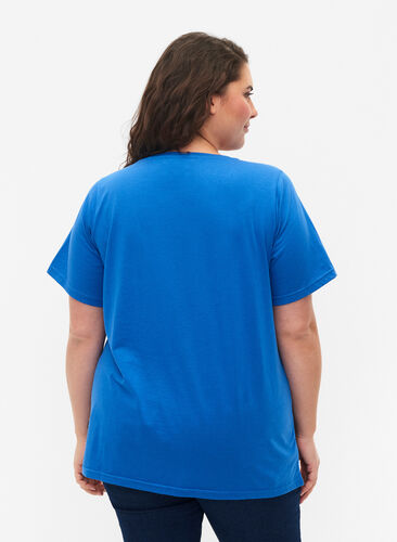 FLASH - T-skjorte med motiv, Strong Blue, Model image number 1