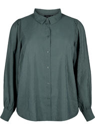 Langermet skjorte i Tencel ™ Modal, Dark Forest