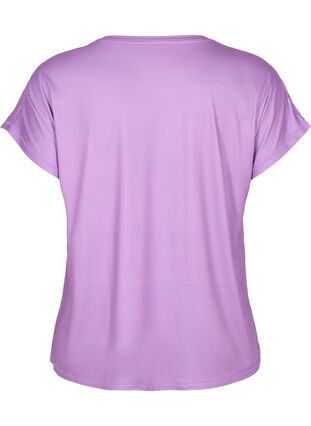 Kortermet trenings T-skjorte, African Violet, Packshot image number 1