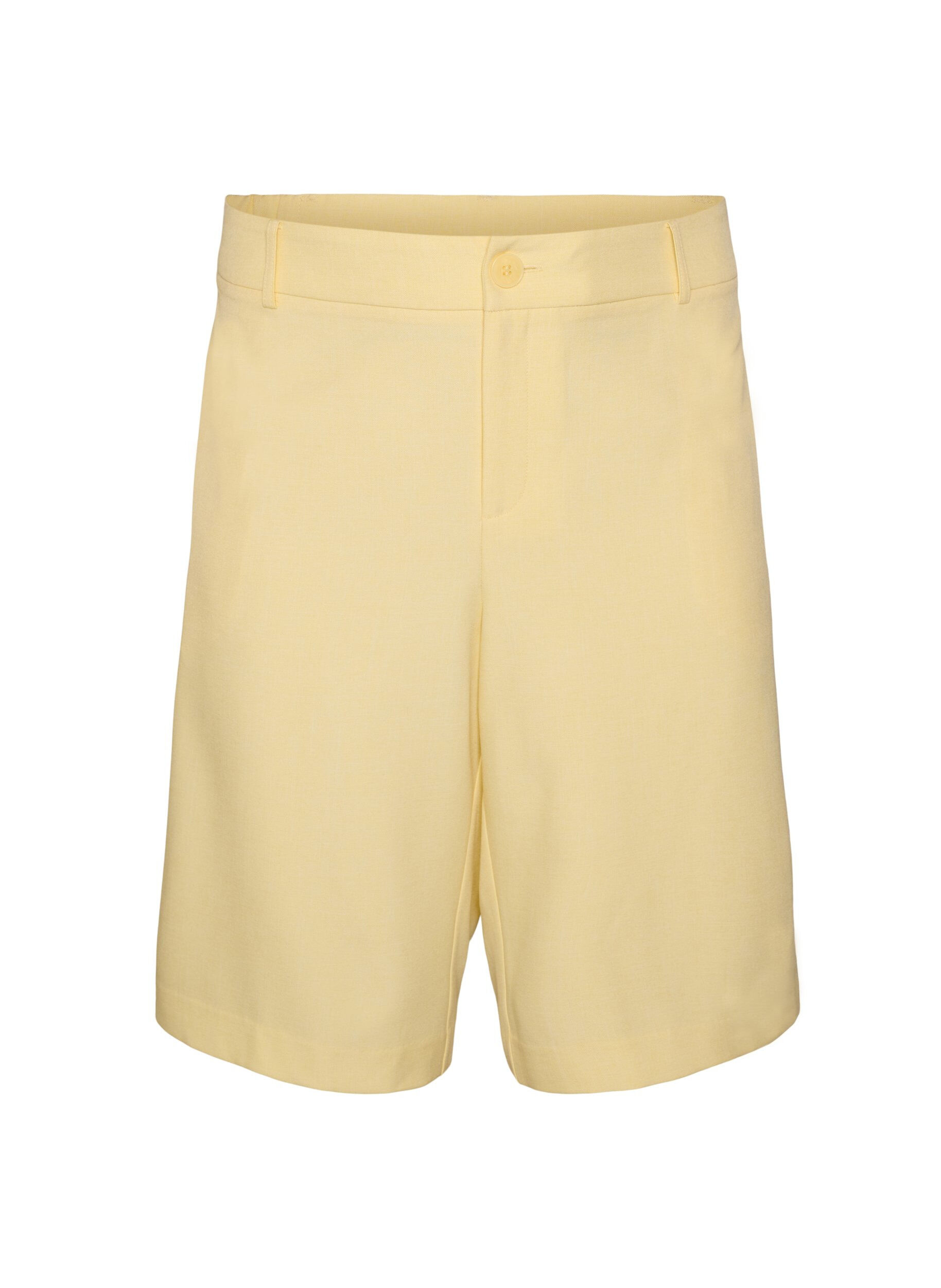 Loose fit Bermuda shorts med h&oslash;y midje