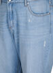 Mille mom fit-jeans med revner, Light Blue, Packshot image number 2