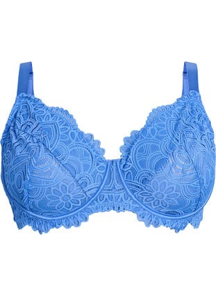 Zizzi Heldekkende blonde-BH med spiler, Ultramarine, Packshot image number 0