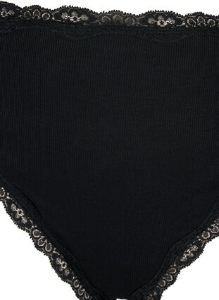 g-streng i bomull, 3 stk., Black, Packshot image number 3