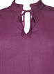 Viskosebluse med peplum, Lilla, Packshot image number 2