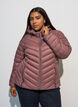 Lett jakke med hette, Rosa, Model image number 0