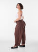 Loose fit harem-bukser, Brun, Model image number 2