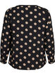 FLASH - Langermet bluse med mønster, Black Brown Dot, Packshot image number 1