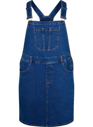 Denim Dungarees kjole, Dark Blue Denim