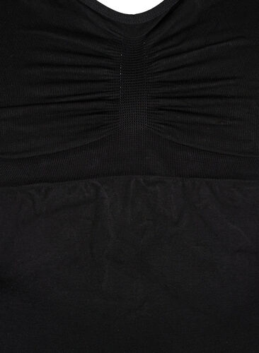 Sømløs topp til gravide med ammefunksjon, Black, Packshot image number 2