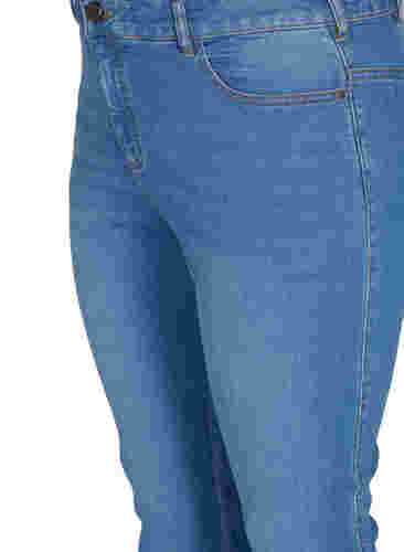 Ellen bootcut jeans med høyt liv, Light blue, Packshot image number 2