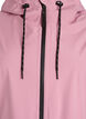Regnjakke med lommer og hette, Rosa, Packshot image number 2