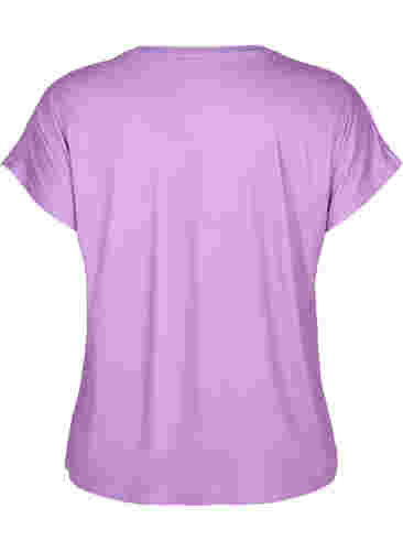 Kortermet trenings T-skjorte, African Violet, Packshot image number 1