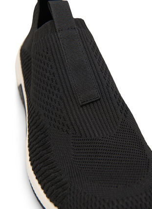 Slip-on-sneaker med bred passform, Black, Packshot image number 3