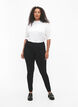 Jeggings i bomullsblanding, Black, Model image number 0