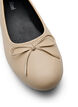Wide fit - Ballerinas med en sløyfe, Beige, Packshot image number 3