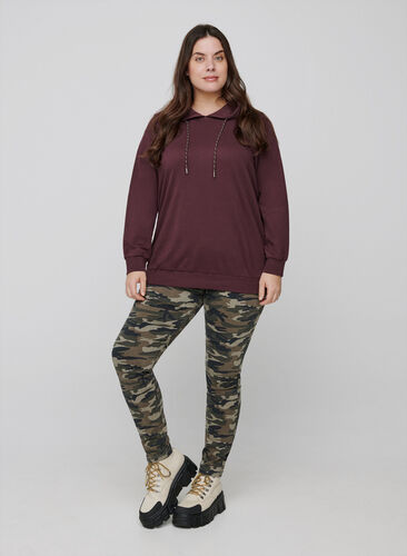 Amy jeans med print, Camouflage, Model image number 1