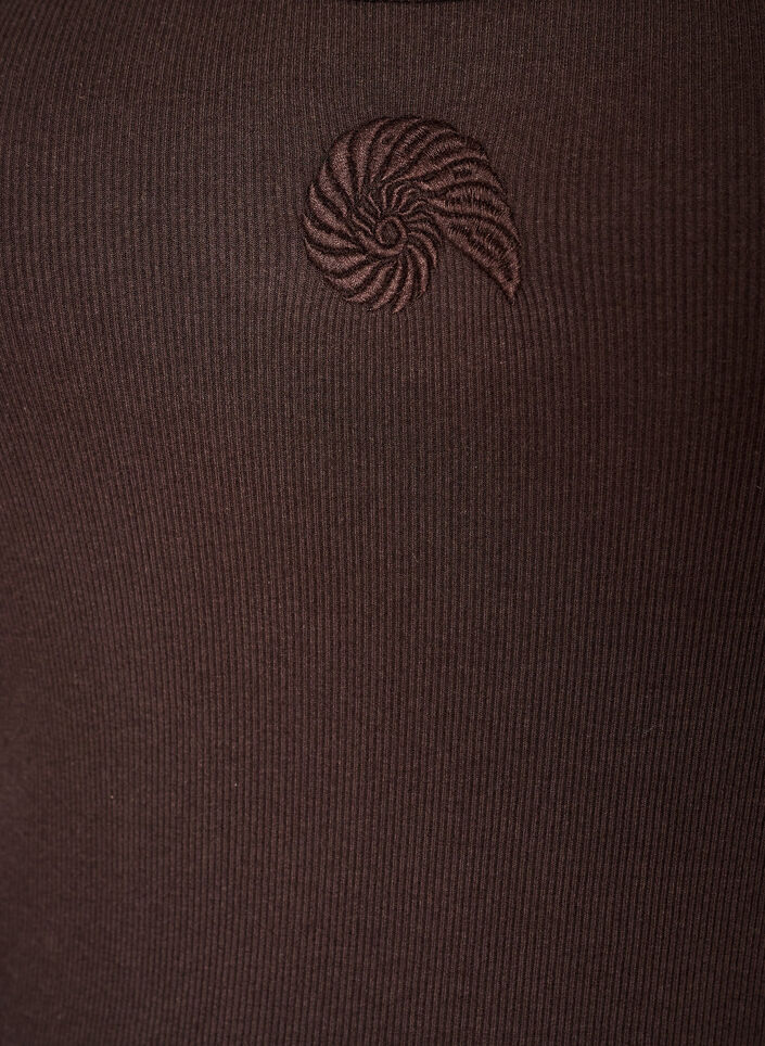 Figurn&aelig;r topp med motiv, Brun, Packshot image number 2