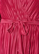 Plissert midikjole med flaggermus ermer, Rosa, Packshot image number 2