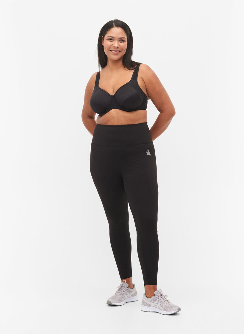 CORE, SUPER TENSION TIGHTS - Treningstights med innvendig lomme, Black, Model
