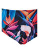 Bikinitruse med trykk og høy midje, Blå, Packshot image number 2