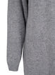 Lang strikket cardigan med lommer, Grå, Packshot image number 3