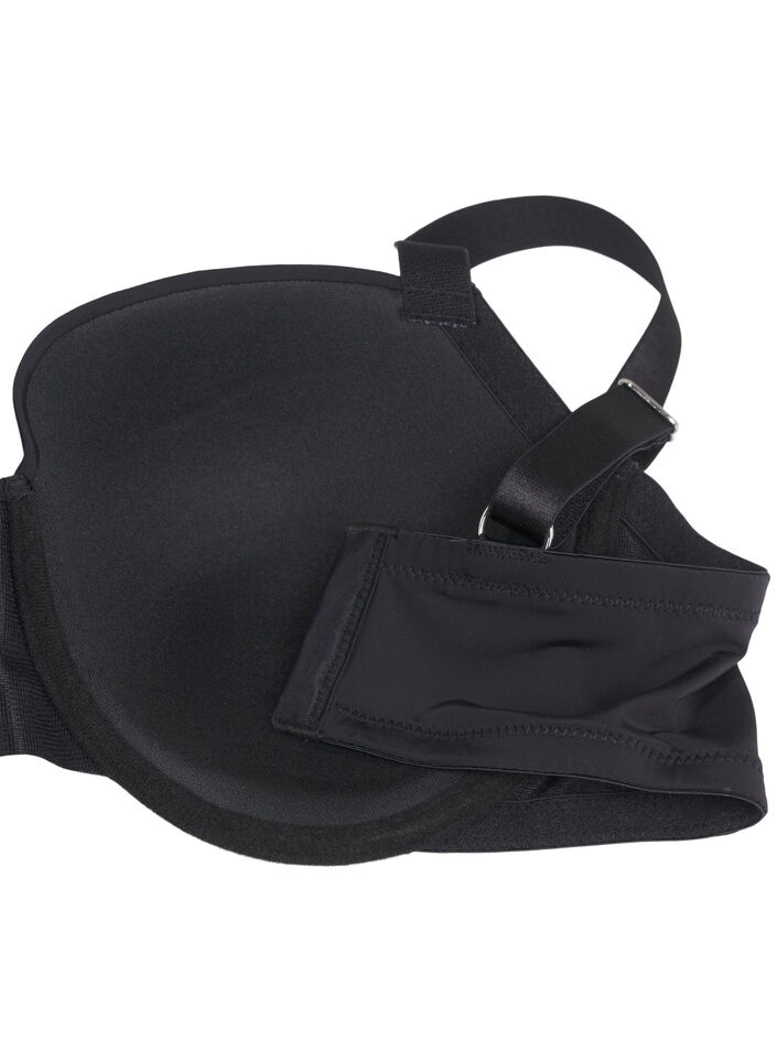 Formstøpt BH med rhinestener, Black, Packshot