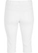 Slim fit Army caprijeans med høy midje, Hvit, Packshot image number 1