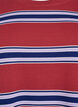 Jerseybluse med brede striper, Rød, Packshot image number 2