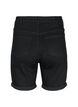Tettsittende dongerishorts med høy midje, Black, Packshot image number 1