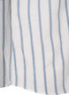 Stripet bluse med knyteutstyr, Hvit, Packshot image number 3