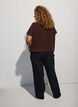 Teddy vest med knapper og lommer, Brun, Model image number 2