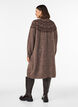 Strikkekjole med jacquardm&oslash;nster, Brun, Model image number 2