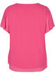 Bluse med korte ermer, Magenta, Packshot image number 1