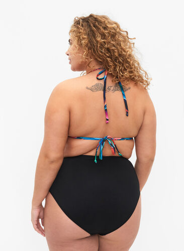 Bikinibunn med høy midje, Black, Model image number 1