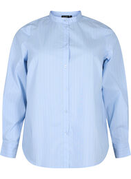 FLASH - Nålestripet skjorte, Light Blue Stripe