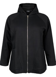 Genser med hette, Black
