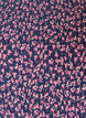 Bluse med smocket topp og blomstertrykk, Bl&aring;, Packshot image number 2