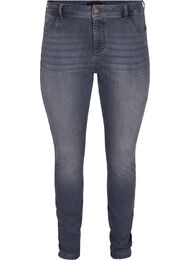 Ekstra slim Amy jeans med høyt liv, Grey Denim