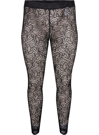 Leggings i blondemateriale