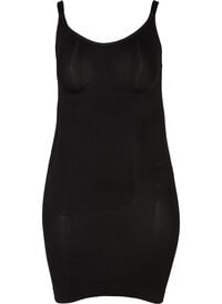Shapewear kjole med tynne stropper, Svart Shapewear kjole med tynne stropper
