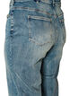 Kiana straight fit jeans med et lett slitt utseende, Bl&aring;, Packshot image number 3