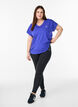 T-skjorte til trening med V-hals, Lilla, Model image number 1