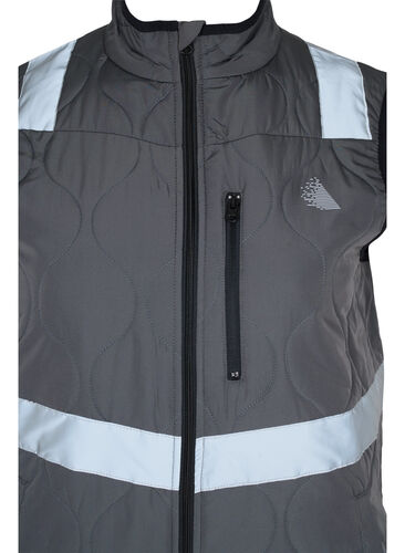 Vest med refleks, Raven, Packshot image number 2