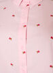 Skjorte med broderte blomster, Rosa, Packshot image number 2