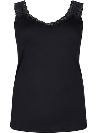 Topp med blonder, 2 stk., Scarab / Black, Packshot image number 3