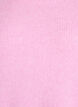 Melert strikkebluse med rund hals, Rosa, Packshot image number 2