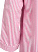 Seersucker pyjamas-skjorte med lange ermer, Rosa, Packshot image number 3