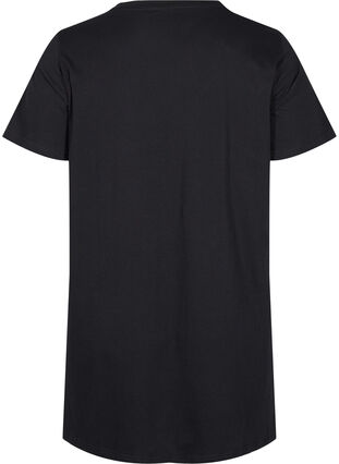 T-skjorte i bomull med korte ermer, Black Tiger w. Foil, Packshot image number 1