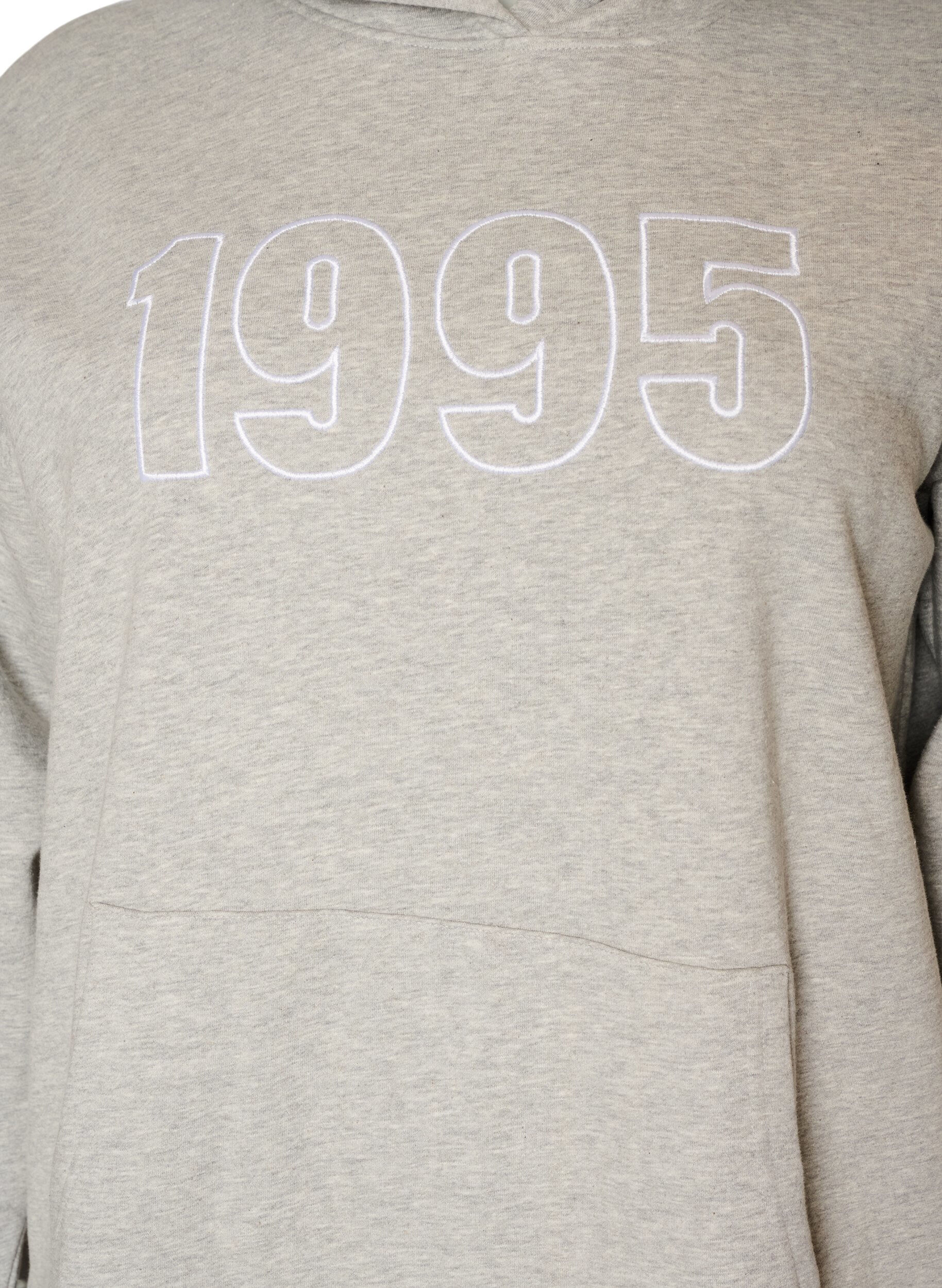 ZizziHettegenser med brodert motiv, Gr&aring;, Packshot image number 2